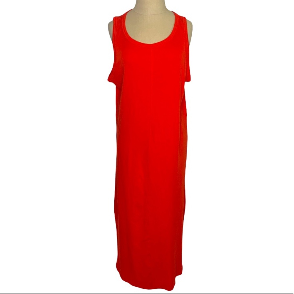Elizabeth and James orange maxi cami dress Medium